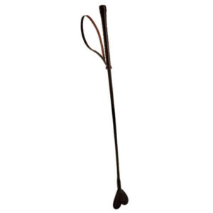 BOUND Nubuck Leather Heart-Shaped Crop - Image 3