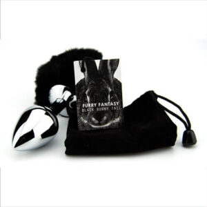 Furry Fantasy Black Bunny Tail Butt Plug - Image 4