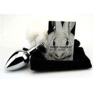 Furry Fantasy White Bunny Tail Butt Plug - Image 5