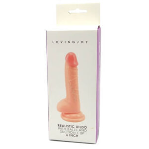 Loving Joy Realistic Dildo with Balls and Suction Cup 6 inch - Image 5