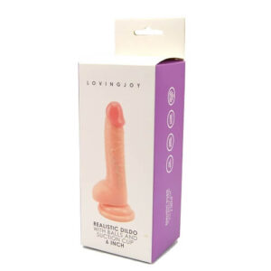 Loving Joy Realistic Dildo with Balls and Suction Cup 6 inch - Image 6
