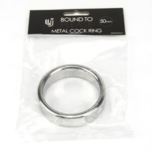 Bound to Please Metal Cock and Ball Ring - 50mm - Image 6