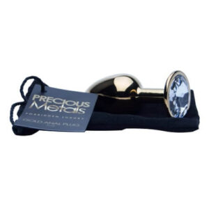 Precious Metals Gold Anal Plug-Small - Image 3
