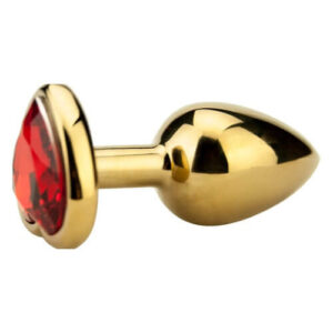 Precious Metals Heart Shaped Anal Plug-Gold - Image 4