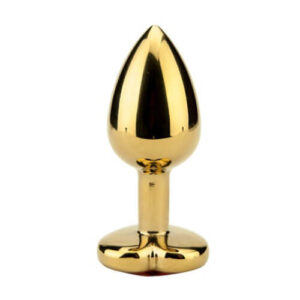 Precious Metals Heart Shaped Anal Plug-Gold - Image 1
