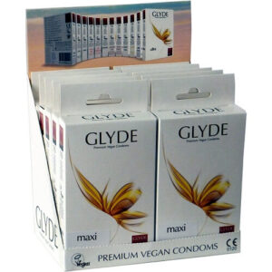 Glyde Ultra Maxi Vegan Condoms 10 Pack - Image 3