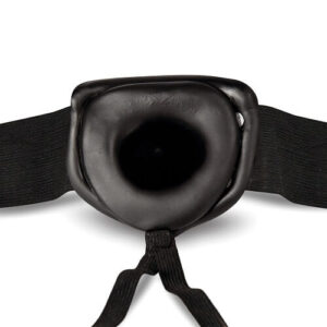 Unisex Hollow Strap-On 6 Inch Black - Image 5