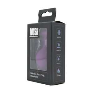 Toosh Purple Silicone Butt Plug Medium - Image 10