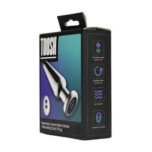 Toosh Remote Controlled Metal Vibrating Butt Plug - Image 8