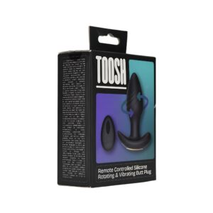 Toosh Remote Controlled Silicone Rotating & Vibrating Butt Plug - Image 12