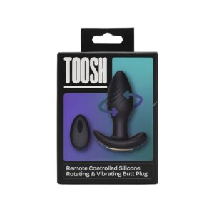Toosh Remote Controlled Silicone Rotating & Vibrating Butt Plug - Image 10